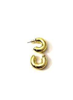 Trio Earrings Small Gold Hoop Earrings  - Image 3