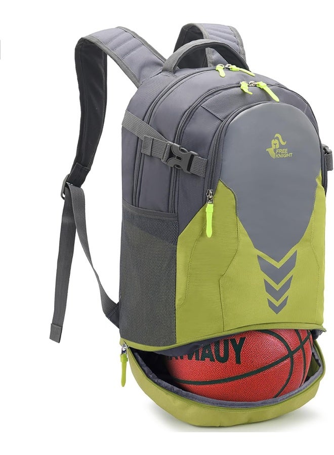 Bseash 35L Basketball Backpack Large Sports Bag with Separate Ball compartment, for Basketball Soccer Volleyball Swim Gym Travel  - Image 4