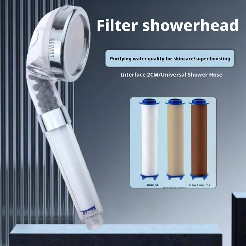 PP Cotton Filter Handheld Shower Head - Image 1