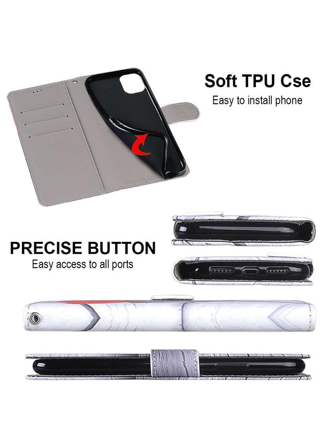 S-TOP Case For OPPO A94 5G / A95 5G / F19 Pro+ 5G Coloured Drawing Cross Texture Horizontal Flip PU Leather Case with Holder & Card Slots & Wallet & Lanyard - Image 3