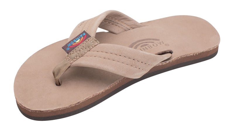Rainbow Sandals Kids Single Layer Premier Leather Dark Brown 1112 BM US
