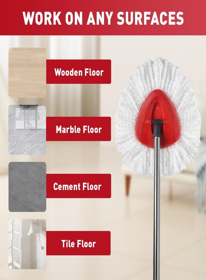 GRAREND 12-Pack Spin Mop Replacement Heads Compatible with Ocedar Mop Heads Replacements, Microfiber Spin Mop Refills Heads for Easy Wring, Mop Head Replacement for Easy House Cleaning Floor Mopping - Image 5