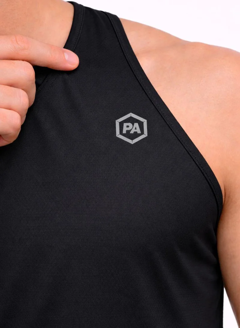 Prima Ace Black Men's Tank Top Workout Lightweight Gym Dry Fit Black for Men | Best Price UAE
