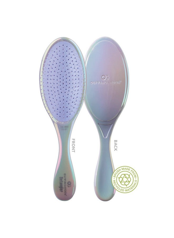 أوليفيا جاردن فرشاة أوبال أوج لفك تشابك الشعر، وسادة قابلة للإزالة، على شكل معانقة لتدليك فروة الرأس للشعر الرطب أو الجاف للنساء والرجال والأطفال، شعر ناعم إلى متوسط، أرجواني أوبال - Image 2