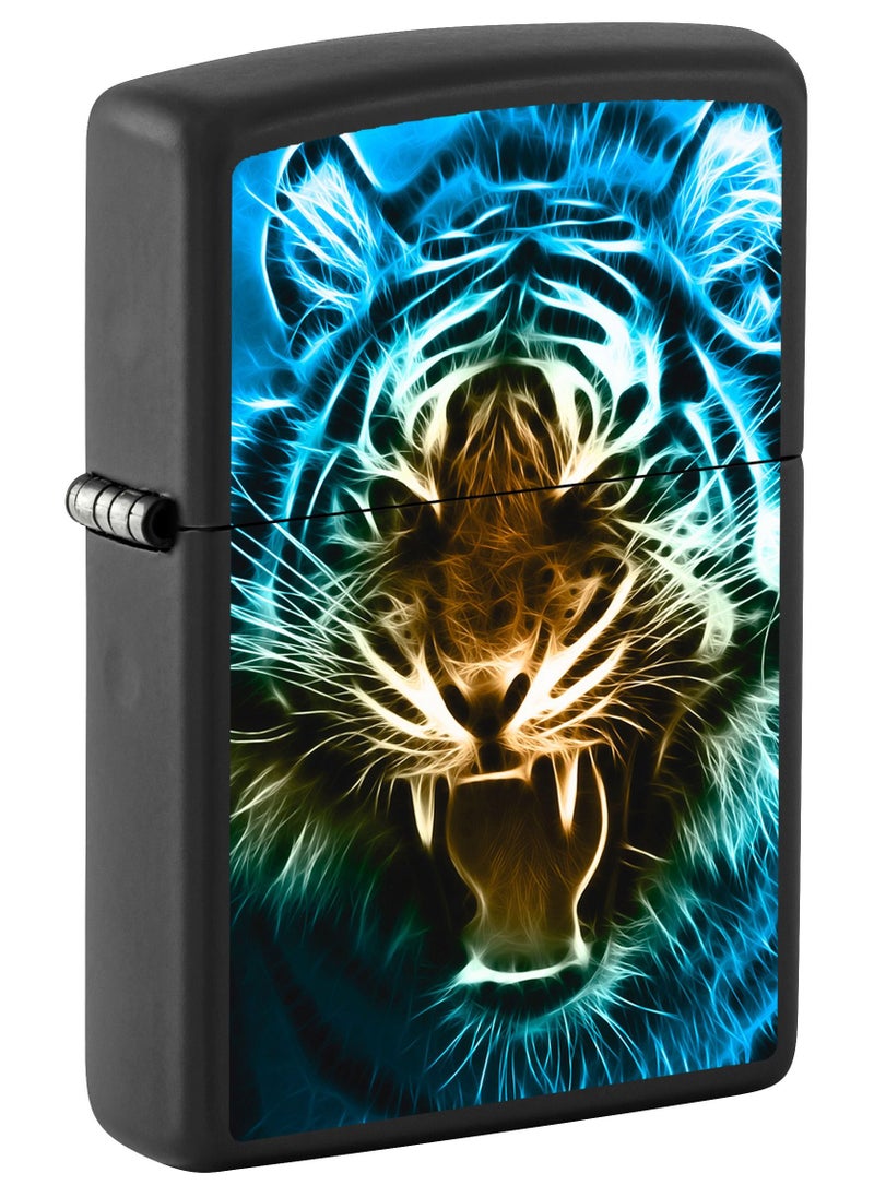 Zippo - Ci400583 218 Digital Tiger Design Black Matte Windproof Lighter - Image 1