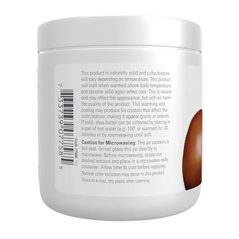 Now Foods Shea Butter, 207 ml - Image 3