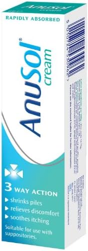 Anusol Cream for Haemorrhoids Treatment Shrinks Piles Relieves Discomfort and Soothes Itching 43g - Image 1