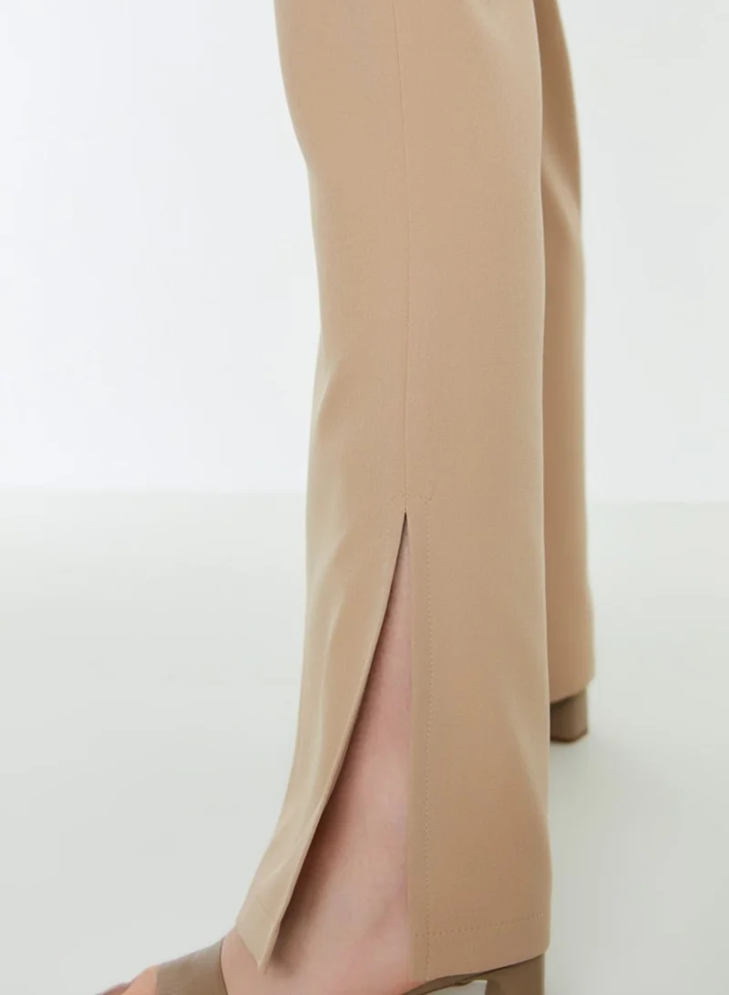 trendyol High Waist Split Hem Pants
