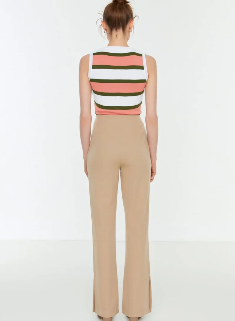 trendyol High Waist Split Hem Pants