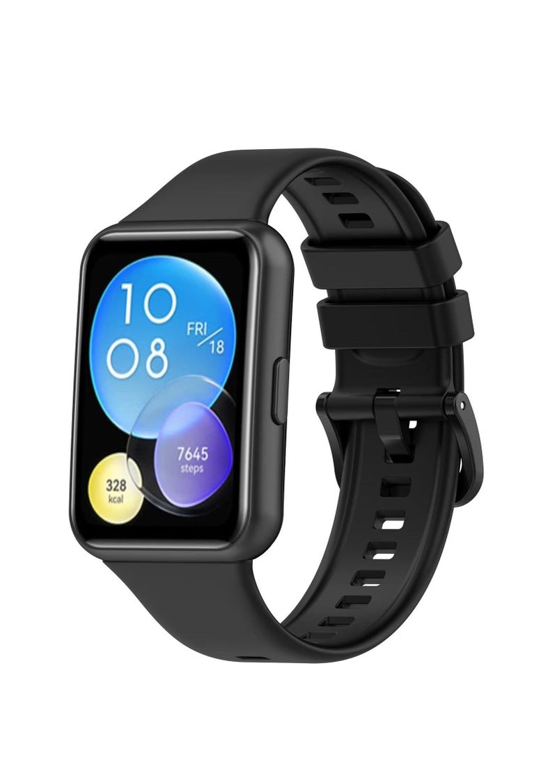 Soft Silicone Watch Strap for Huawei Watch Fit 2 Elegant Replacement Wristband Bands Bracelet for Huawei Watch Fit 2 Elegant - Image 1