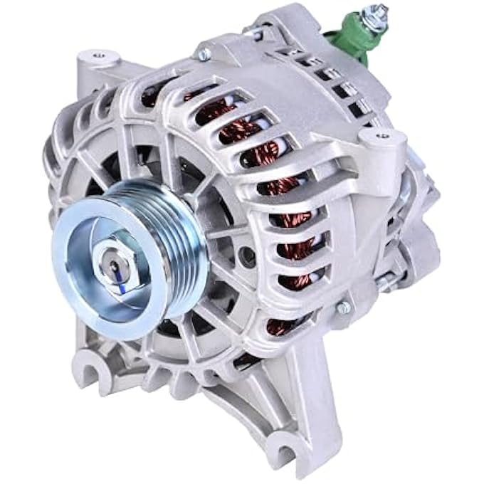 RLP Alternator 110 Amp Compatible With F150 2004-2008, V8, 4.6L, 5.4L, 4L3U-10300-BA, 4L3U-10300-BB, 4L3Z-10346-BA, 4L3Z-10346-BB, 6L3T-10300-AA - Image 1