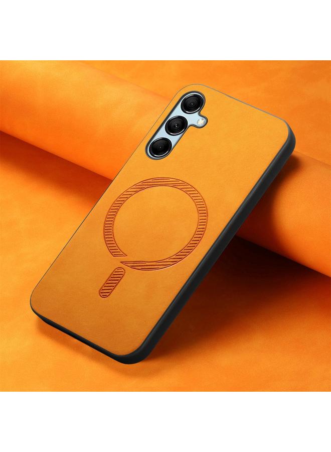 اس-توب جراب لهاتف Samsung Galaxy M14 5G بلون سادة ريترو ماجسيف غطاء خلفي من البولي يوريثان - Image 4