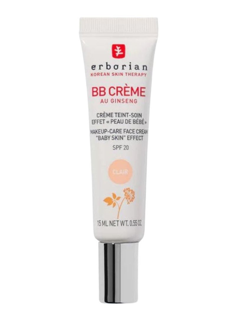 Erborian BB Cream Au Ginseng SPF20 Clair 15ml - Image 1