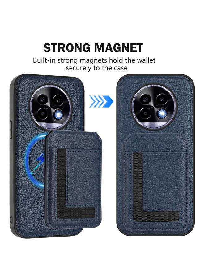 اس-توب جراب هاتف Realme 13 Pro / 13 Pro+ CX01 مع حقيبة بطاقات مغناطيسية قابلة للفصل من Magsafe - Image 2