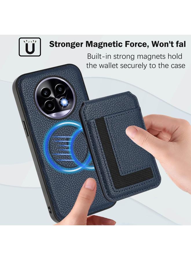 اس-توب جراب هاتف Realme 13 Pro / 13 Pro+ CX01 مع حقيبة بطاقات مغناطيسية قابلة للفصل من Magsafe - Image 5