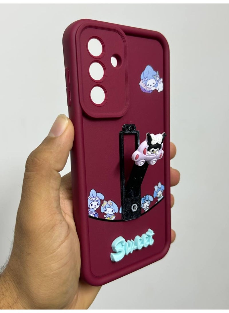 جراب خلفي بتصميم كرتوني جديد عليه كلمه Sweet متوافق مع هاتف Samsung A56 - Image 2