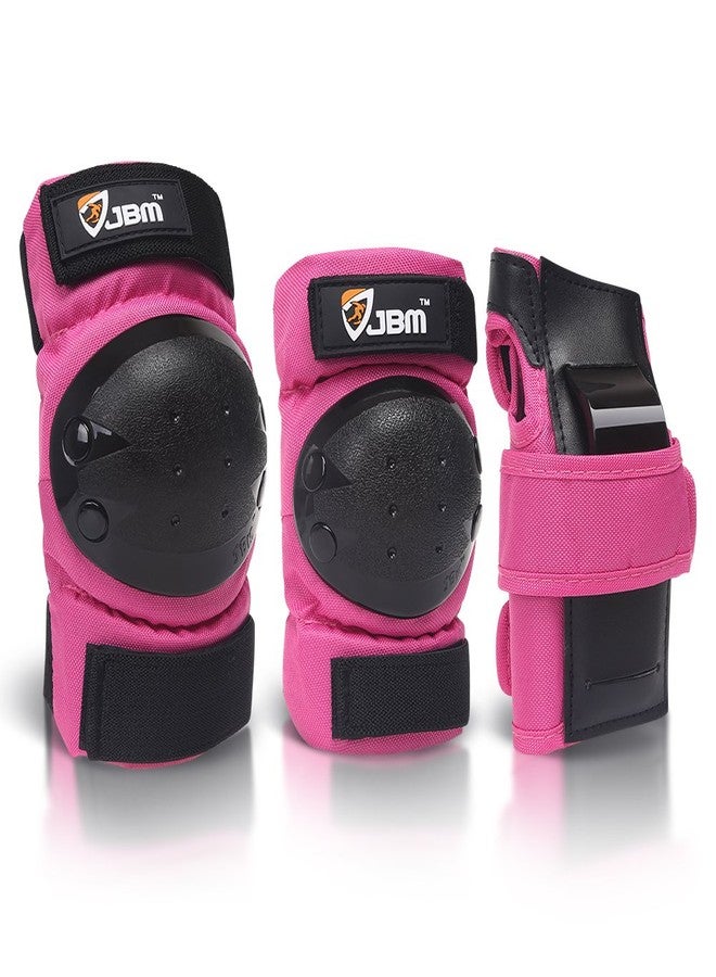 JBM Adult & Kids Knee Pads Elbow Pads and Wrist Guards for Inline Skating, Roller Skating, Skateboarding, Scootering - Image 1