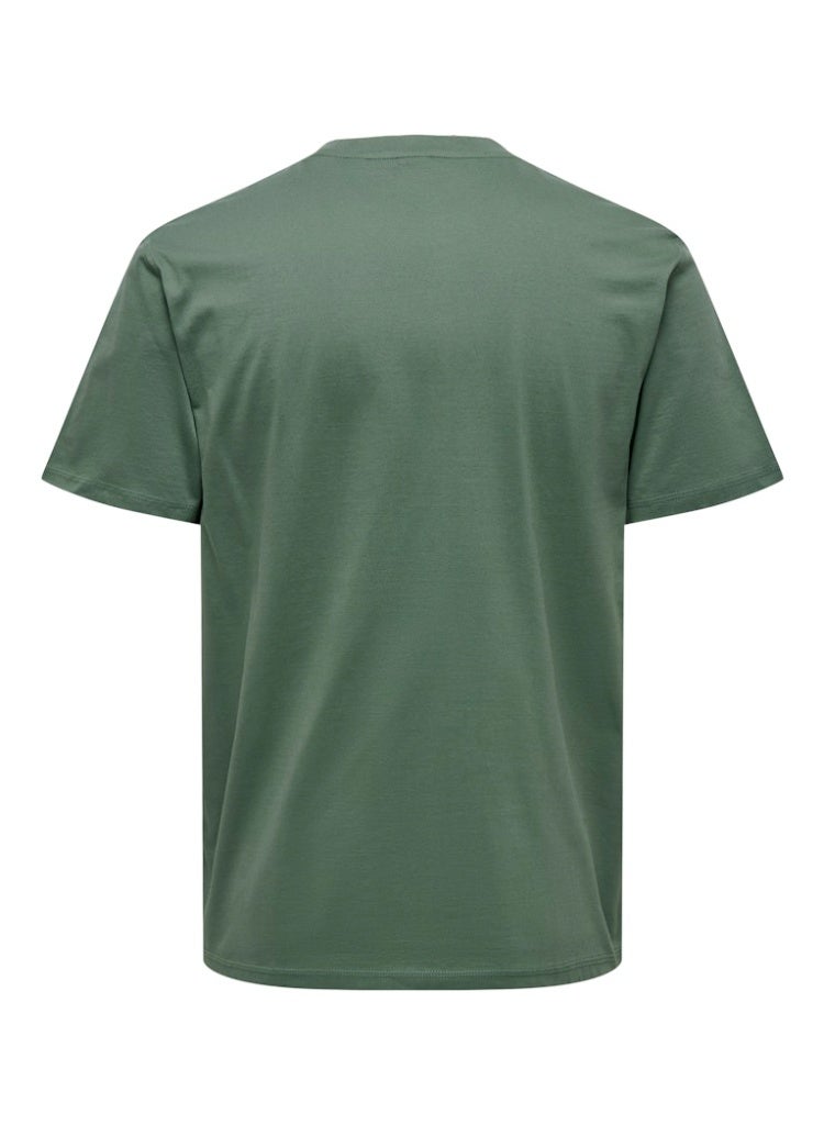 Only & Sons Men's Organic Cotton T-Shirt - Image 4