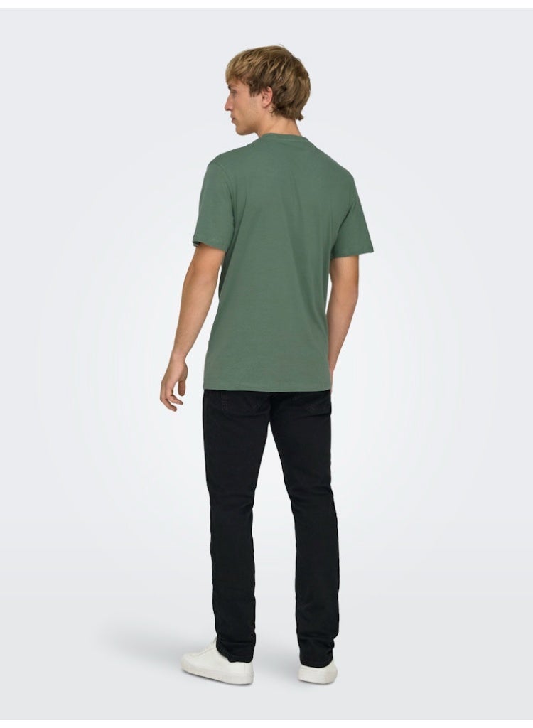 Only & Sons Men's Organic Cotton T-Shirt - Image 5