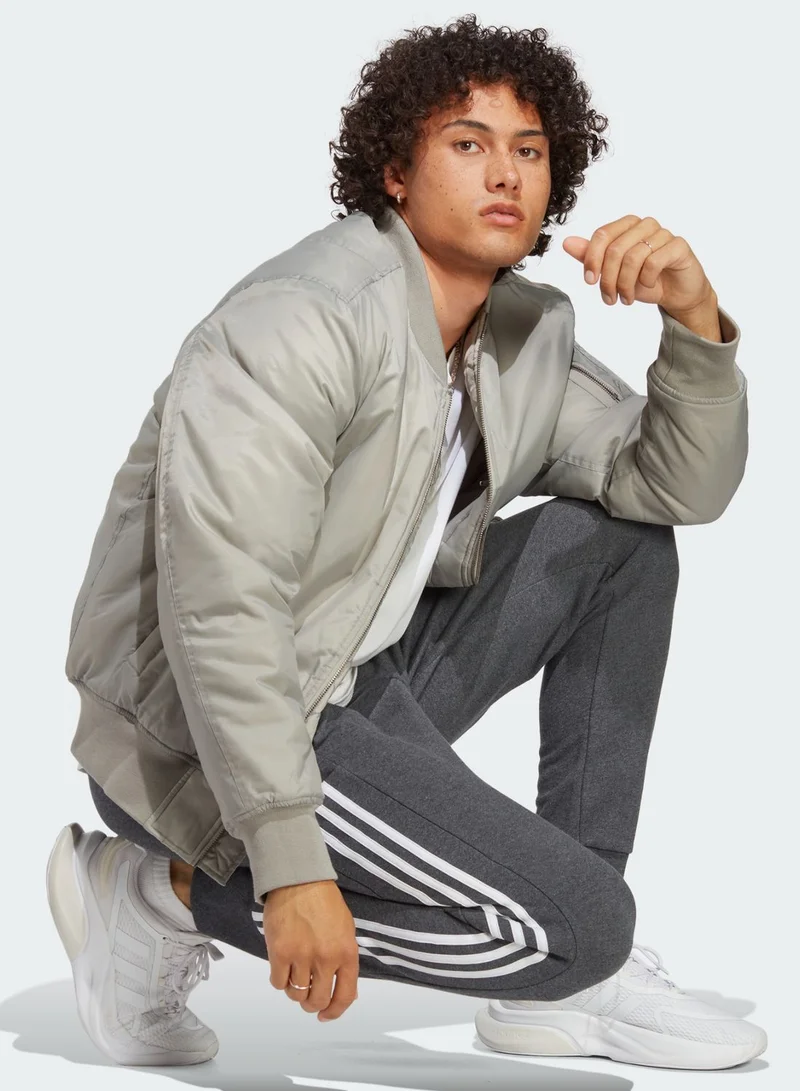 Adidas 3 Stripes French Terry Tapered Cuffed Pants