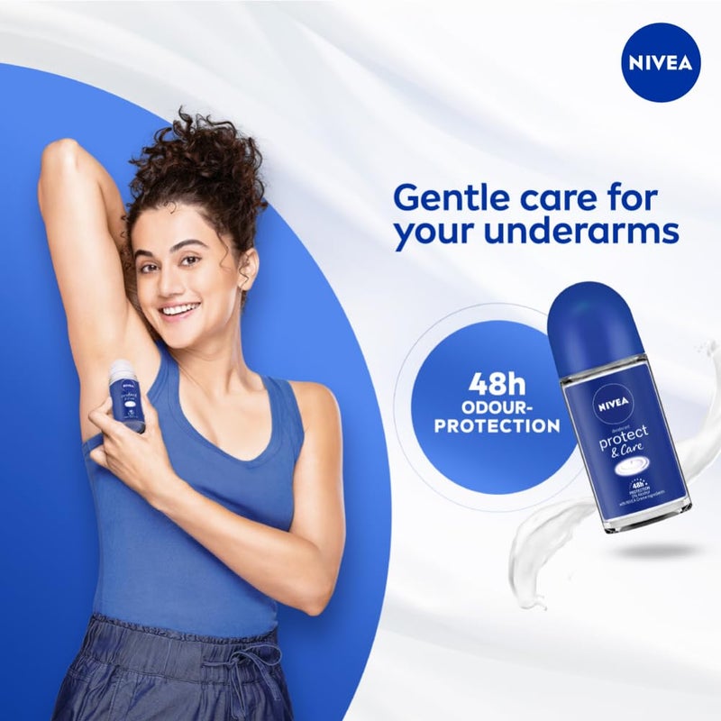 NIVEA Protect Care Roll On Fresh Unisex 50Ml - Image 2