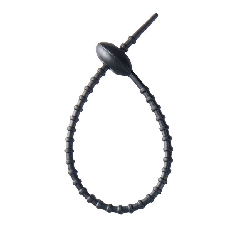 Tadpole Tie Colorfulful Silicone Tie Diy Keychain Trendy Bag Blind Box Strap Pendant Lanyard Winder - Image 1