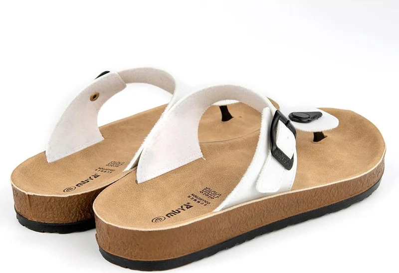 مويا Orthopedix Zoe Anatomical Adjustable Upper Belt Buckled Flip Flops Women 31031