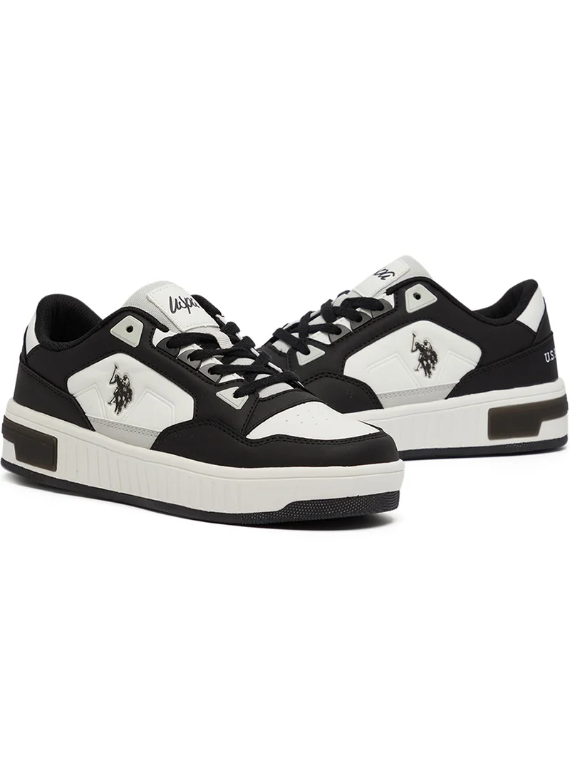 U.S. Polo Assn. Women's Black Low-Top Sneakers - High-Quality Sole for Everyday Look
