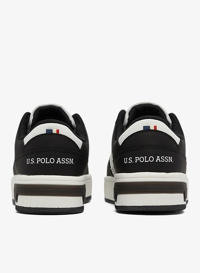 U.S. Polo Assn. Black Women's Black Low-Top Sneakers - High-Quality Sole Shoes for Everyday Look for Women | Best Price UAE