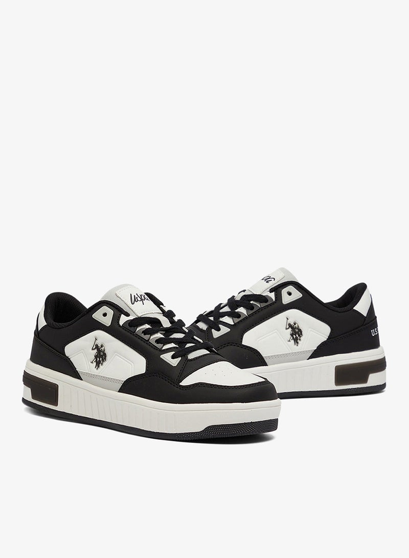 U.S. Polo Assn. Women's Black Low-Top Sneakers - High-Quality Sole Shoes for Everyday Look - Image 4