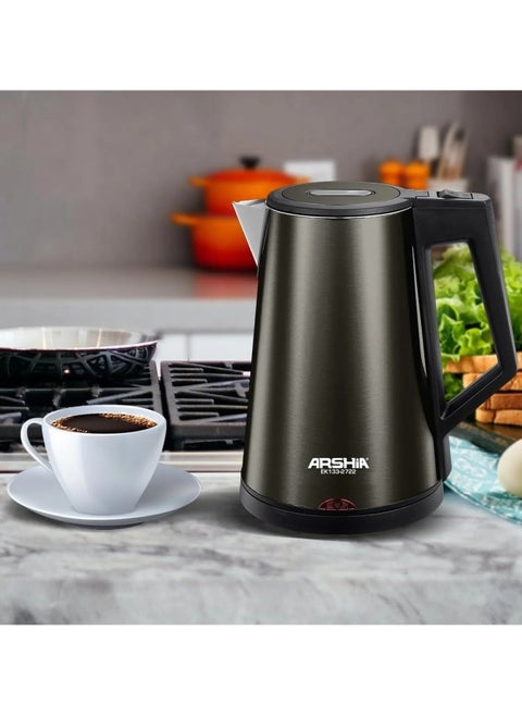 كاتيل ارشيا، 1.7 لتر، 1800 وات، اسود - EK133-2722BK