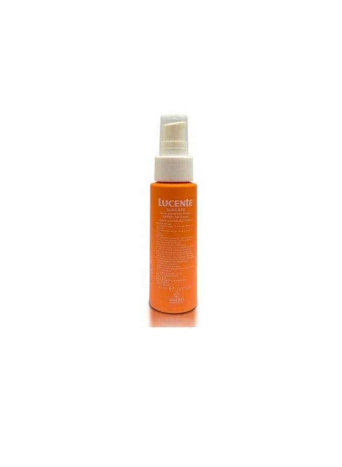 Lucente Suncare Acne Prone Skin Tinted - SPF 50+ - 50ml  - Image 4