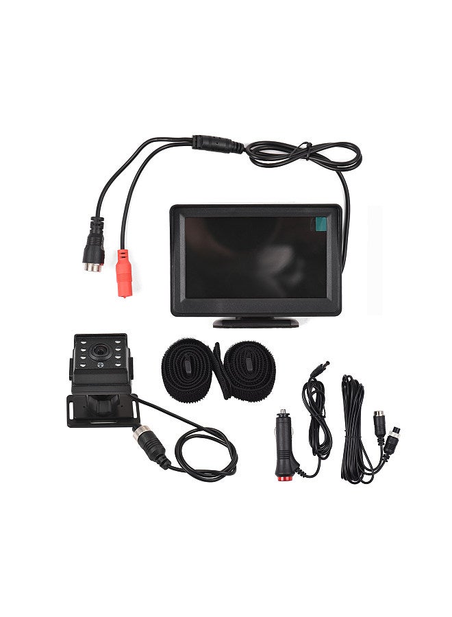 Generic Baby Car Monitor 720P Monitor Camera for Baby Rear Facing Seat 4.3 Inch Car Seat Mirror Display 150° Wide View Night Vision Baby Car Mirror Camera Easy Installation  - Image 4