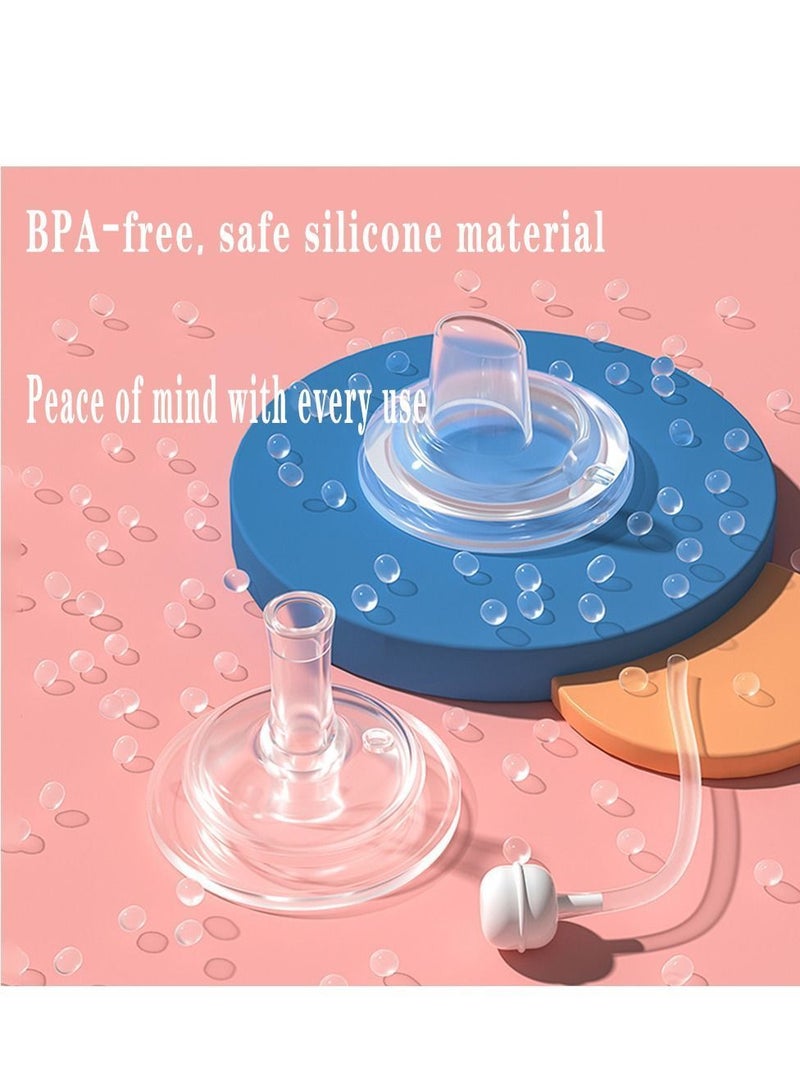 Y&D Sippy Cup for Baby more than 6 months, Spill-Proof Cup, Straw Kids Water Bottle with Soft Silicon Spout Toddlers, BPA Free, 240ml, Spill Plastic Drinking Handle - Image 4