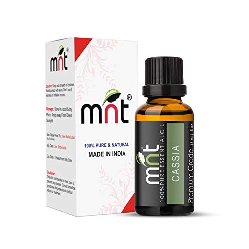 MNT Cassia Essential Oil 100% Pure Natural & Undiluted Therapeutic Grade & Aromatherapy for massage, Hair Care and Skin Care (15ML) - Image 1