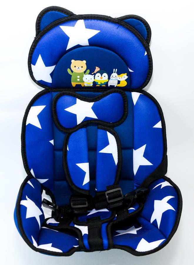 Baby Car Seat - Bear Blue Stars - Image 1