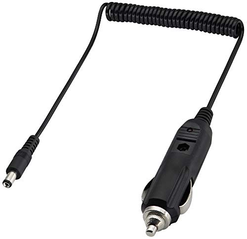 zdyCGTime 12V 12-Volt 24V DC 5.5 * 2.1mm Car Truck Bus Van Boat Cigarette Lighter Power Supply Adapter Charger Cable (Male) - Image 1