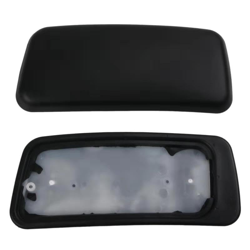 MingYi.office New Arm Pads Caps Replacement for Haworth Zody Office Chair 1 Pair Black/Gray (Black) - Image 2