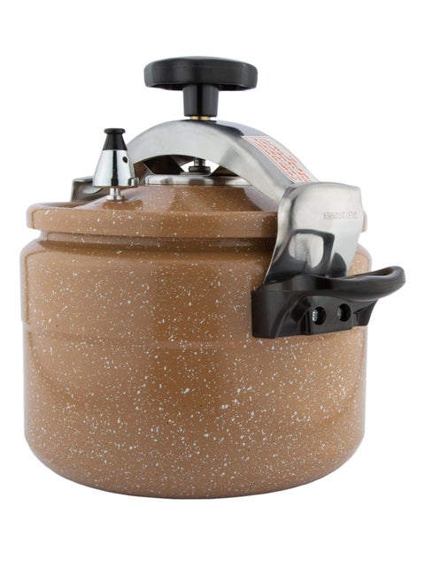 7Liters Aluminium Granite Pressure Cooker 7 Liter Beige Beige