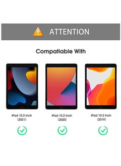 YoYoTech Screen protector for 9th 8th 7th Generation iPad 10.2 inch 2021 2020 2019  Edge to Edge Full Screen Coverage Anti Scratch Tempered Glass  - Image 5
