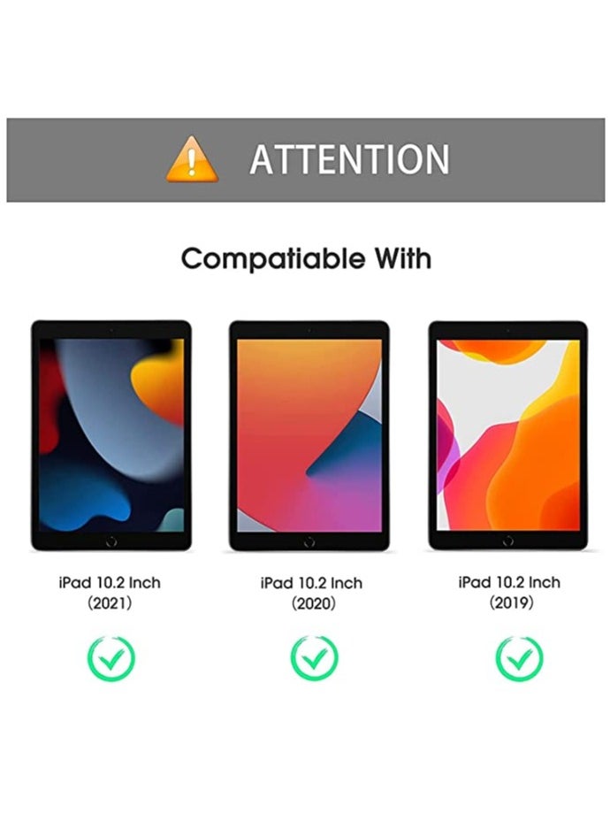 YoYoTech Screen protector for 9th 8th 7th Generation iPad 10.2 inch 2021 2020 2019  Edge to Edge Full Screen Coverage Anti Scratch Tempered Glass  - Image 5