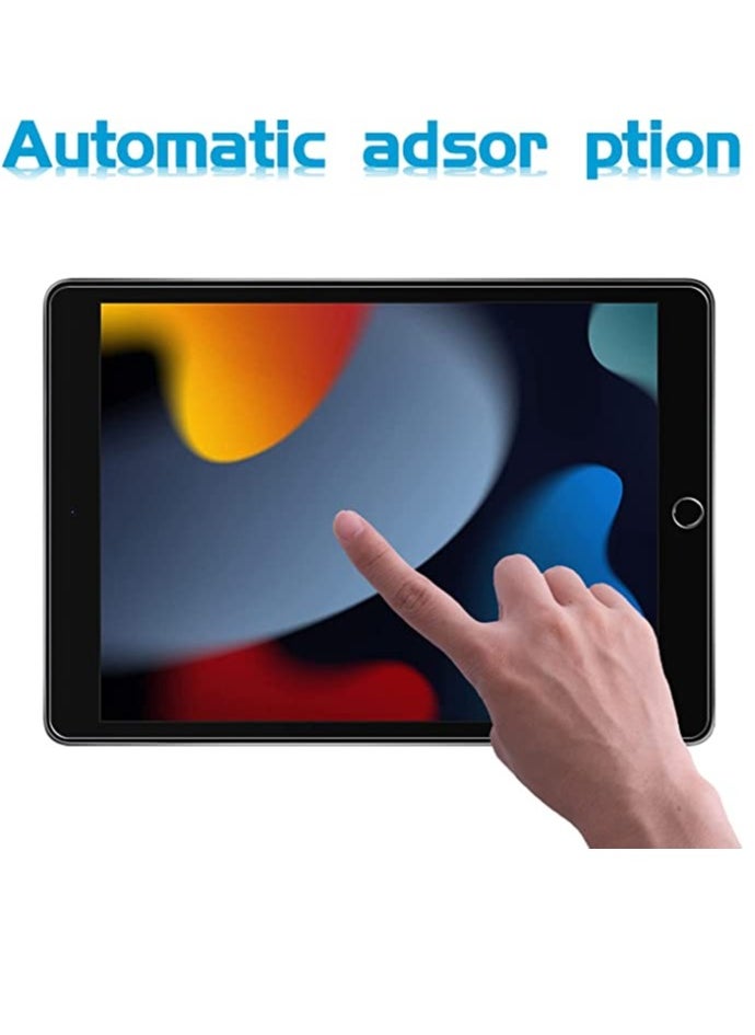 YoYoTech Screen protector for 9th 8th 7th Generation iPad 10.2 inch 2021 2020 2019  Edge to Edge Full Screen Coverage Anti Scratch Tempered Glass  - Image 4