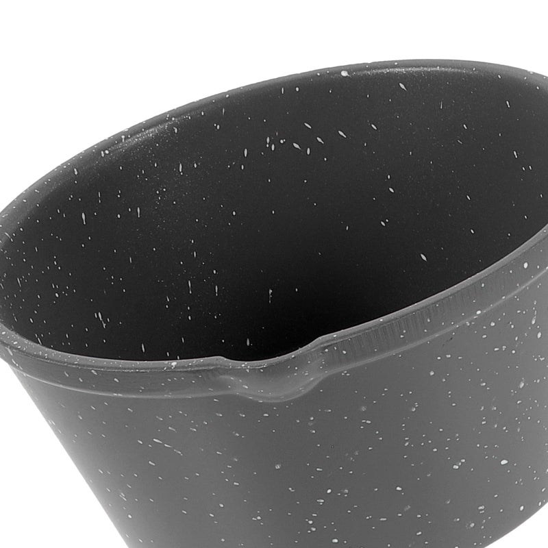 Maifan Stone Small Saucepan With Pour Spout For Gas Stove Deep Black Kitchen Pot - Image 5