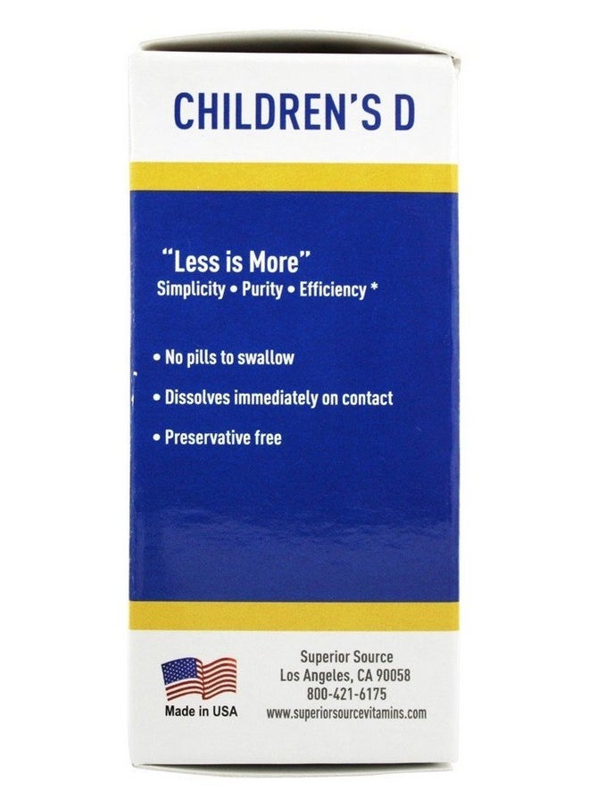 Superior Source Superior Source Children's Vitamin D3 400 IU - Teeth, Bone & Immune Support Supplement for Kids - Non-GMO - 100 MicroLingual Dissolvable Tablets  - Image 5