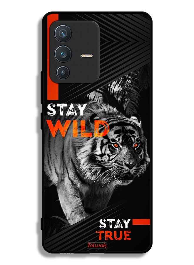 Tolwak Vivo V23 5G Protective Case Cover Stay Wild Stay True - Image 1