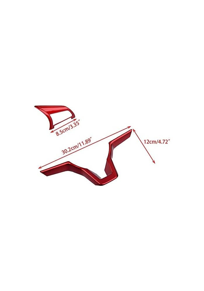 Wivplex 3Pcs Steering Wheel Trim for Nissan Rogue Sport - Image 2