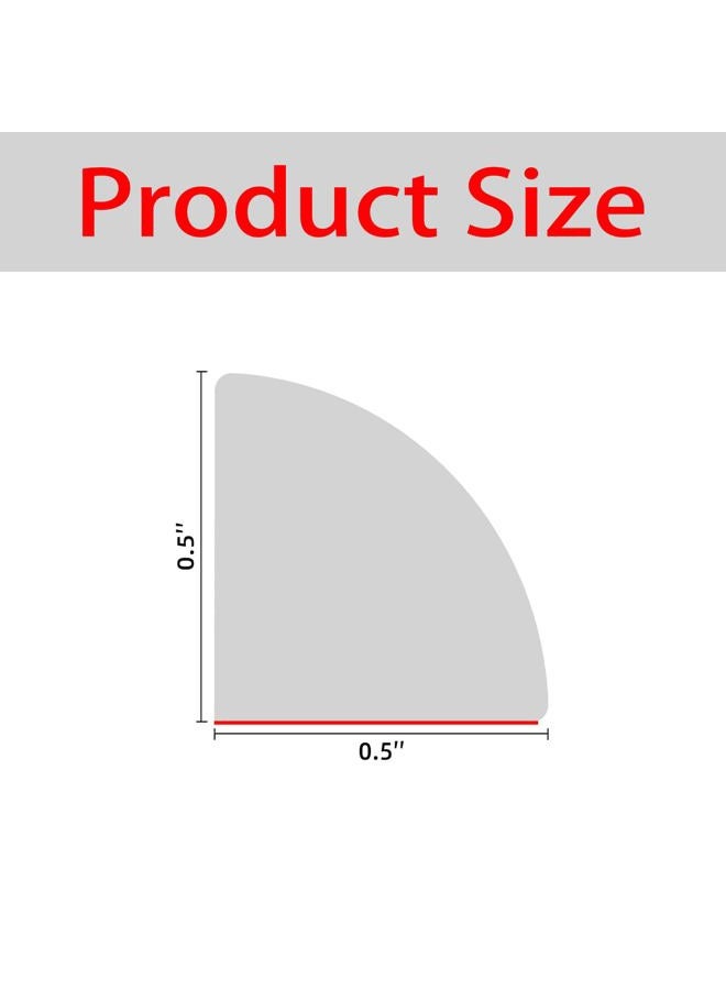 Risunpet Flexible Quarter Round Molding, Mini Peel and Stick Rubber Trim Molding(78Inch) - Image 2