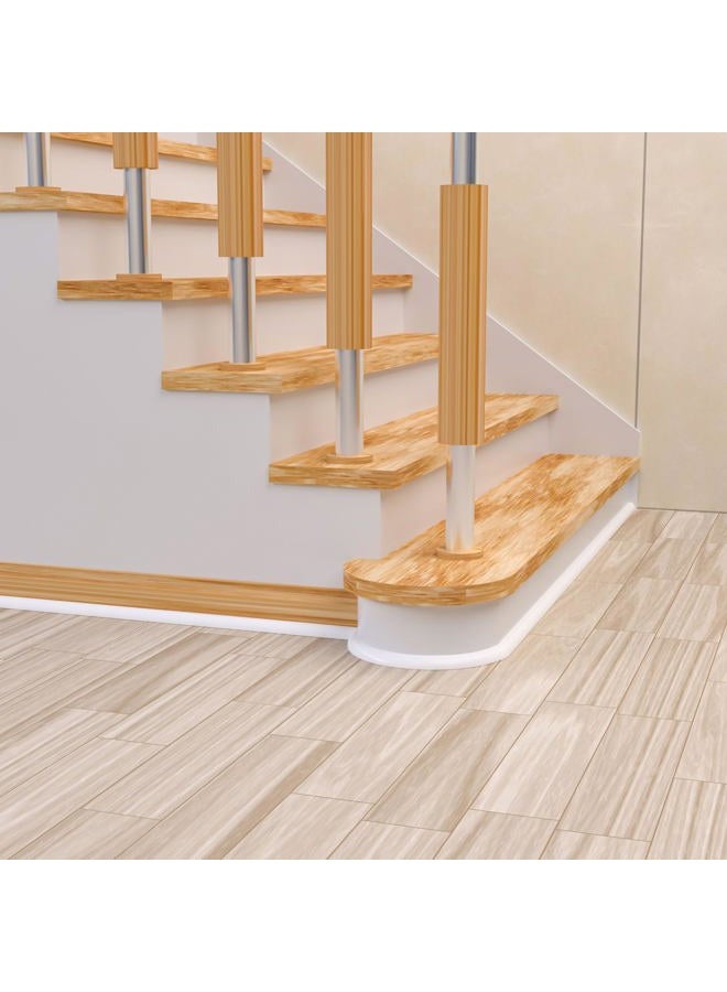 Risunpet Flexible Quarter Round Molding, Mini Peel and Stick Rubber Trim Molding(78Inch) - Image 5