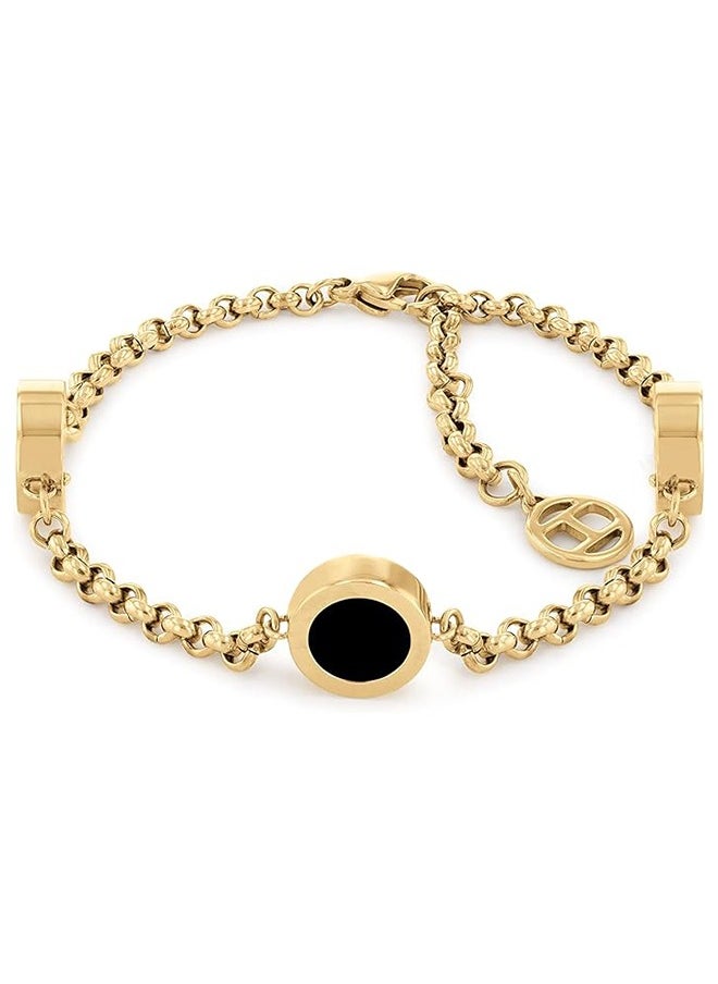 TOMMY HILFIGER TH JEWELRY ICONIC CIRCLE WOMENS CHAIN BRACELET - 2780659  - Image 1