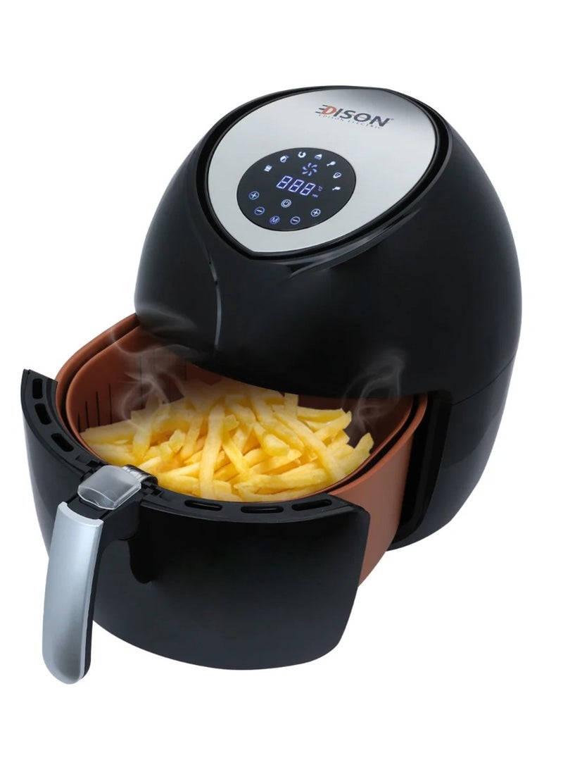 EDISON - Jumbo Air Fryer 8 Liter Black 1800W - Image 1